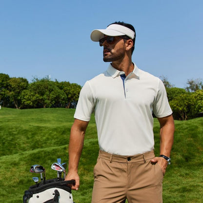 Mens Quick-Dry Breathable Polo Shirt